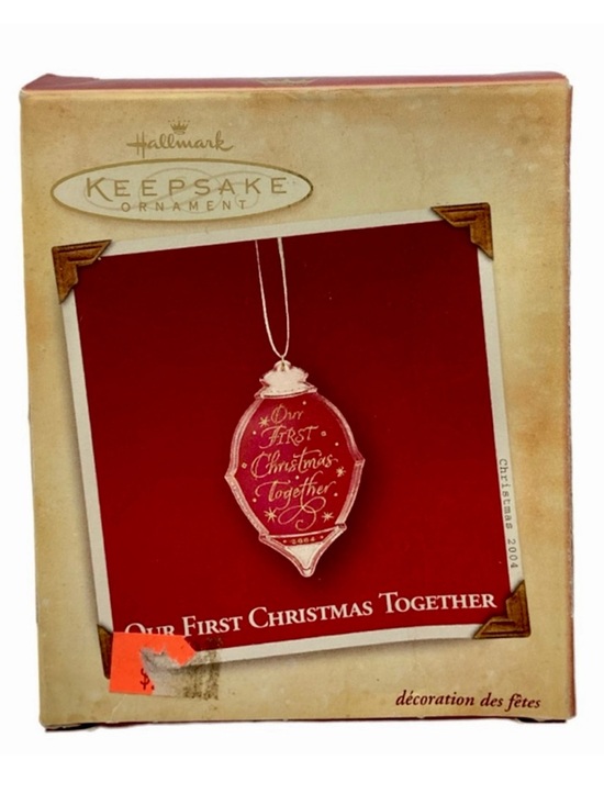 Hallmark Other - Hallmark 2004 “Our First Christmas Together” Acrylic Christmas Ornament
